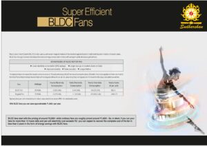 smart Bldc Fan super efficient