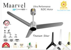 Sudharshan Maarvel Titanium Silver Smart BLDC Ceiling Fan